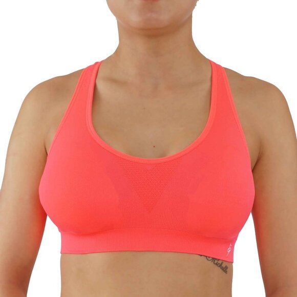 Coral high Impact Sports Bra - Picture 1 of 6